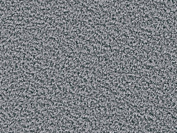 Top view of a rectangular carpet pattern in grey